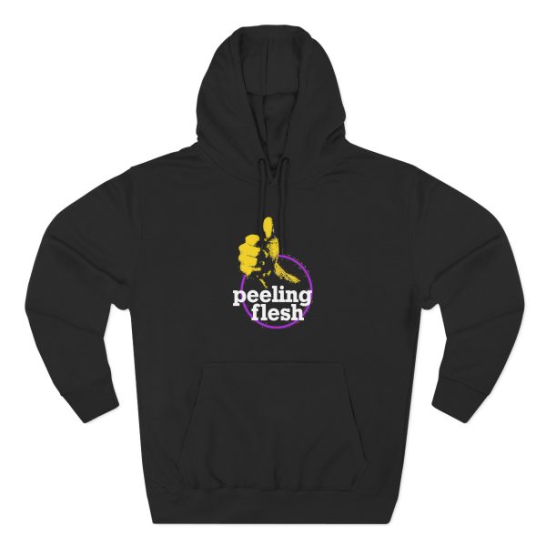 Peeling Flesh Three-Panel Fleece Hoodie